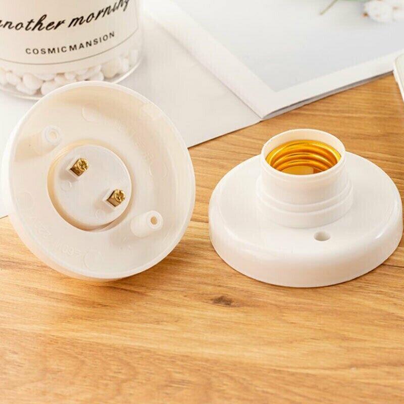 1 ks Patice se šroubovacím závitem E27 Bílo-zlatá Stropní světlo Lampa Žárovka Upevňovací základna Stojan Držák žárovky Patice lampy Pro domácnost 6A 250V