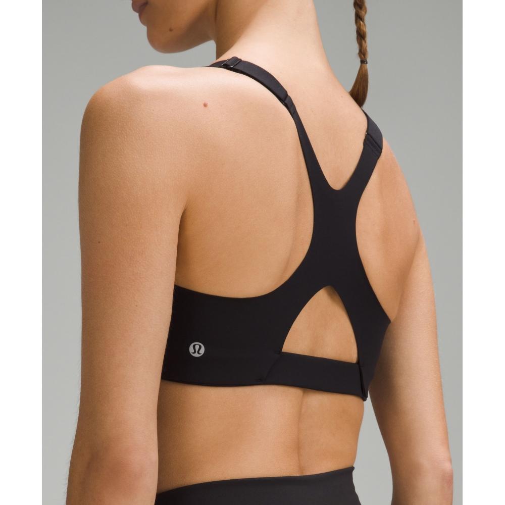Lululemon Ultralu Square NeCk Workout Bra  Medium Support  B C Cup BlaCk