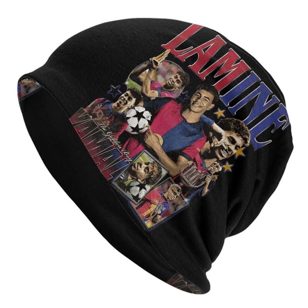 Lamined YYamal Caps Football Soccer Hip Hop Adult Outdoor Skullies Beanies Hats Spring Warm Dualuse Bonnet Hats