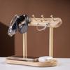 Modernes Holzschlüsselaufbewahrungsregal Große Kapazität Platzsparend Schlüsselhalter Box Feuchtigkeitsgeschützt Dekoratives Schmuck-Ausstellungsregal Schlafzimmer