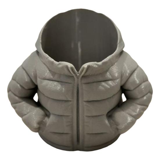 Down Jacket Pen Holder Desk Organizer Compact Storage Box for Pens Pencils Markers Creative Classroom Desk Accessory Student Gift