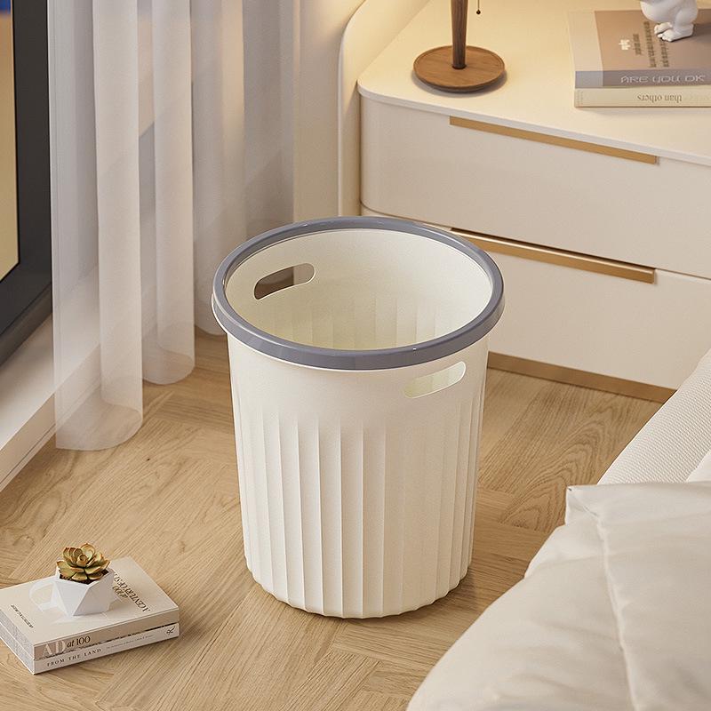 Large Capacity Round Trash Can for Home or Office