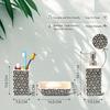 Premium Ceramic Bathroom Accessories Set of 3 | Modern Luxury Bath Set with 300ml Soap Dispenser, Toothbrush Holder & Soap Dish | Home Decor Items