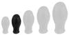 Plug Egg Ass S 7.5 X 4.3cm Black - EggPlay - Silicone Plugs