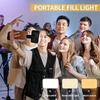 Portable Mini Selfie Fill Light Rechargeable 3 Modes Adjustable Brightness Clip On For Mobile Phone Computer Fill Light