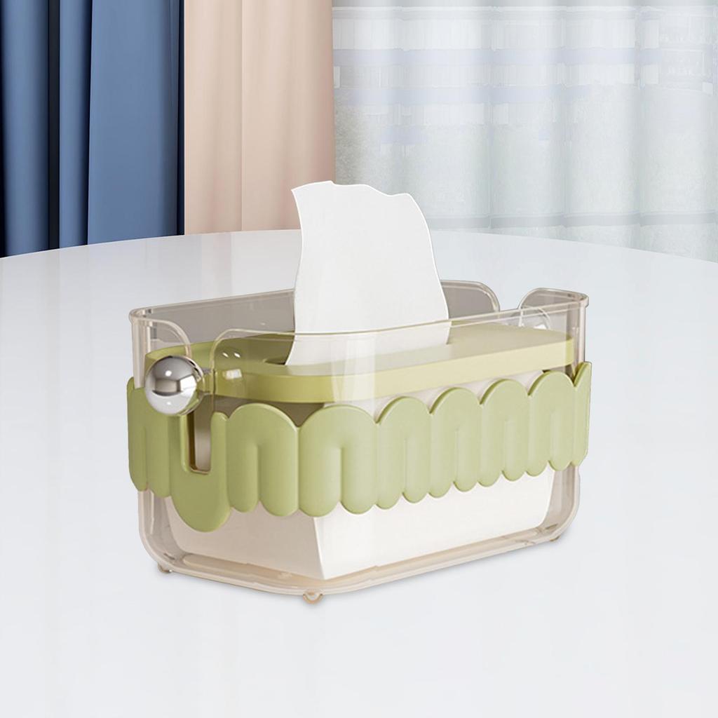 Tissue Box Cover Stylish Tabletop Dryer Sheet Holder for Kitchen Vanity