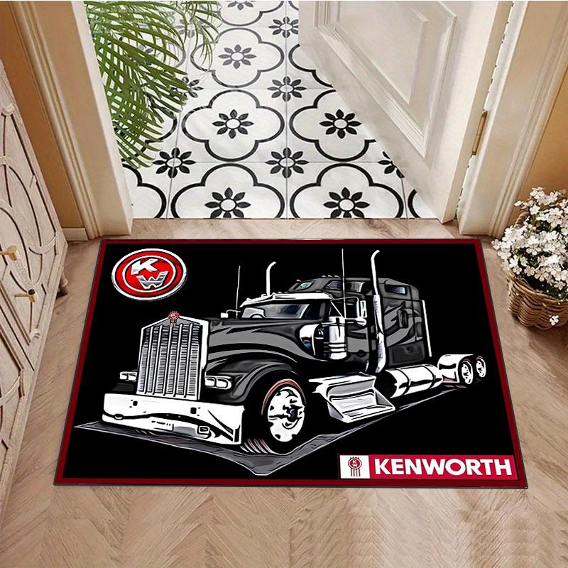 Heavy-duty truck pattern rug, non-slip rug, suitable for living room, bedroom, game room, computer room and home décor.
