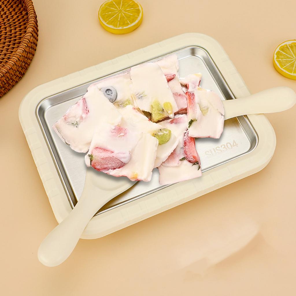 Mini Eiscremeplatten-Maker Sofortige Kälteplatte Süße Rollpfanne für Kinder Familien Geburtstagsgeschenk Buffet Smoothie-Zubereitung