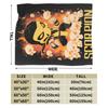 Cartoon Scorpion Mortal Kombat Flannel Blankets Funny Throw Blanket for Bed Sofa Couch 200x150cm Bedspreads