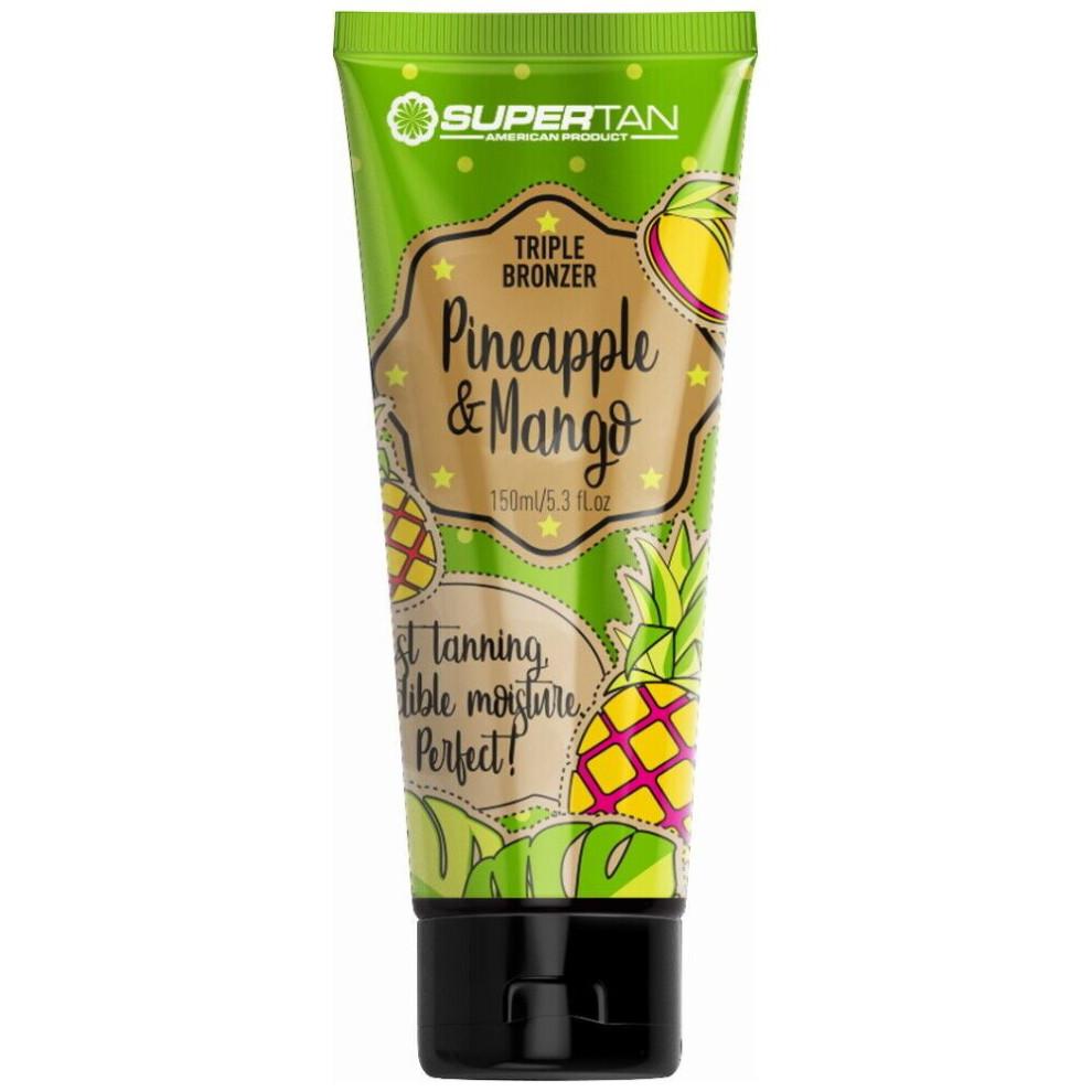 SuperTan Ananas & Mango Tanning Lotion Venkovní Solárium Trojitý Bronzer 150ml