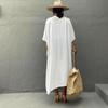Beach Cover Up Cardigan V-neck Half Sleeve Quick-Drying Breathable Loose Fit Swimwear Coat with Tie Design