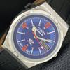 VINTAGE CITIZEN AUTOMATIC 8200 JAPAN MENS BLUE COLOR DIAL WATCH A500261-2 R151b-a500261