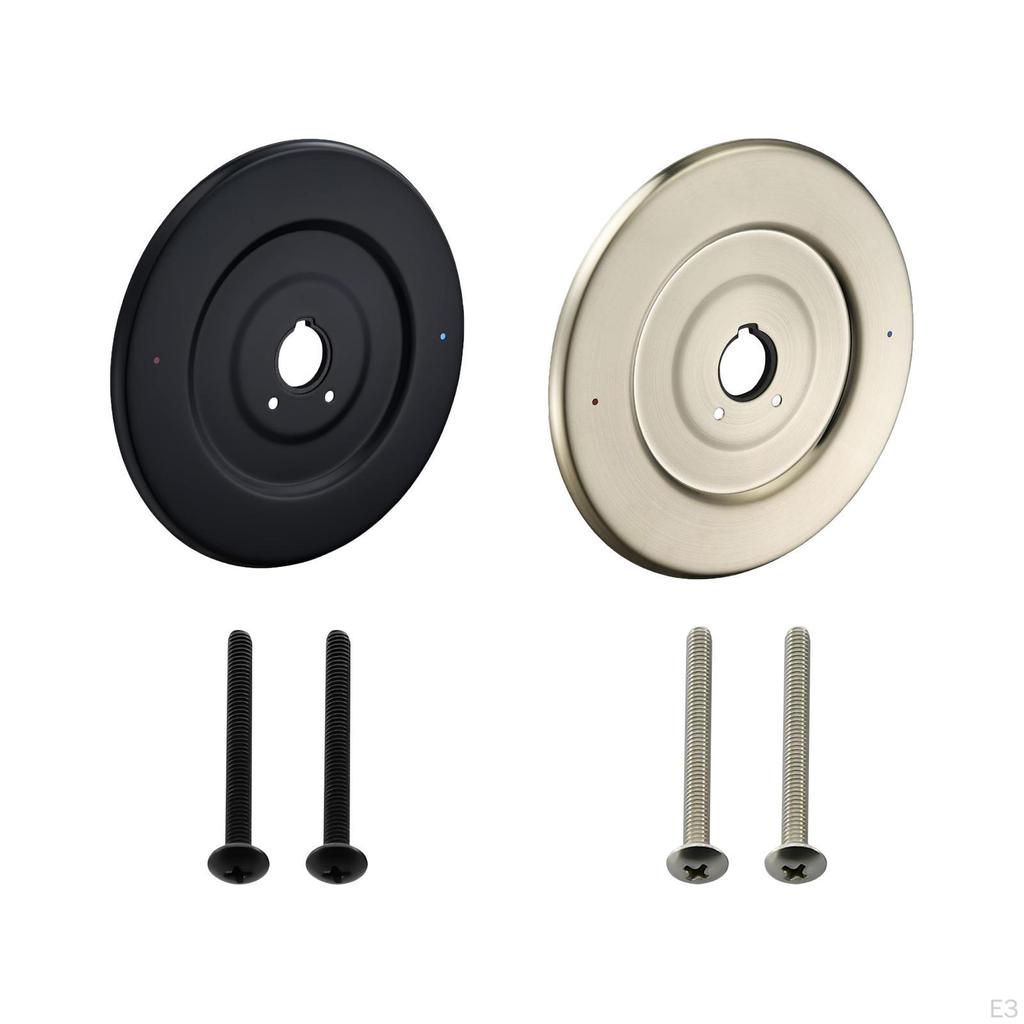 Escutcheon Replacement Cover Plate Shower Faucets Sealing Stainless Steel Accessories Single