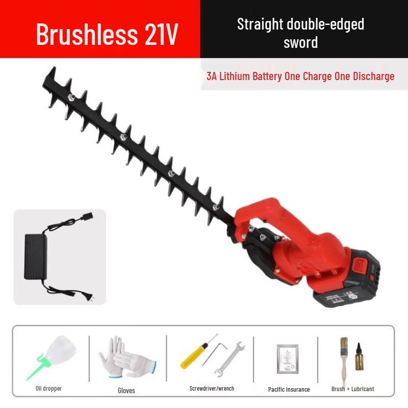 Jiasuer 21V Cordless Electric Hedge Trimmer CN Plug (adapter Included)