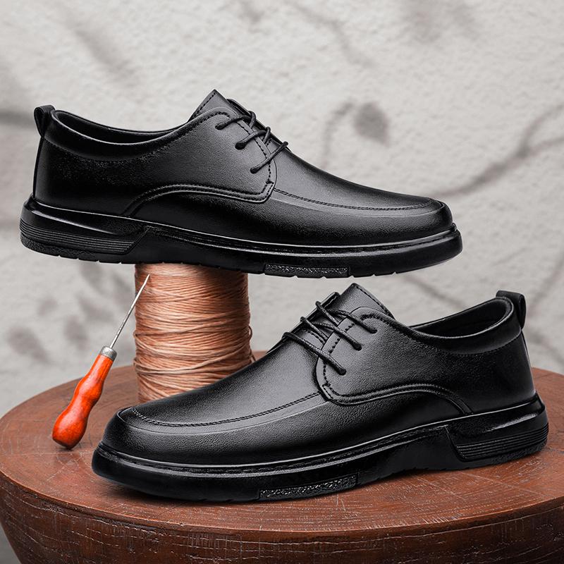 Luxury Man Oxford Shoes Hot Sale Men's Leather Casual Shoes Soft Sole Walking Shoes Lightweight Formal Dress Footwear Sneakers