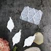 3 Cavity Fun Pendant Molds Keychain Jewelry Mould Gnome Shape Silicone Keyrings Moulds with Hole for Hand-Making Pendant