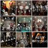 Christmas Window Stickers Xmas Santa Removable Art Decal Wall Home Shop Decor