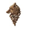 Klasse Mote Vintage Punk Lapel Badge Pin Wolf Brosje Suit Krage