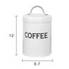 Lattine da tè vintage in ghisa con coperchio, barattoli a prova di umidità per la conservazione di caffè, zucchero, chicchi, contenitore alimentare da cucina, decorazione per la casa
