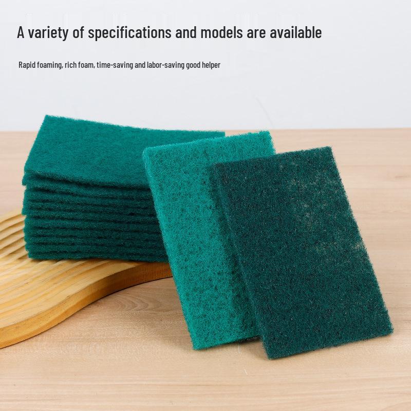 Heavy-Duty Sand-Infused Dishwashing Scrubber for Kitchen Rust Removal