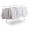 Iris Ohyama Laundry Drying Rack, Stand Type, White, Wide, Lightweight (approx. 2.5kg), Compact Storage, Space-Saving, Simple Design for Effective