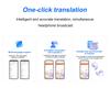 Painless r-Hook rbuds, AI Translation rphones with 130+ Languages Rl-Time Translation,  5.4 Wireless Hdphones with Touchscreen Charging Case, Low Lat