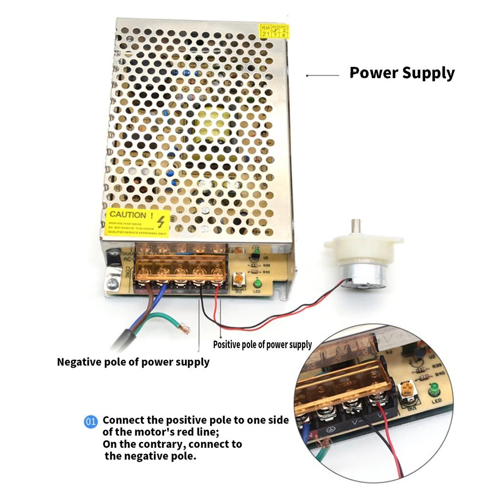 Oppgraderinger Girmotor Lav Hastighet Mini Turbo Snekkegirboks Lav Støy DC Girmotor Enkel å Betjene for Presisjonsenheter