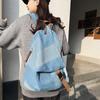 Denim Folding Backpack Patchwork Couple Backpack Student Backpack