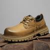 Men's Retro Low-Top Martin Work Boots 2025: Versatile Casual Outdoor Shoes with Trendy Big Toe Design