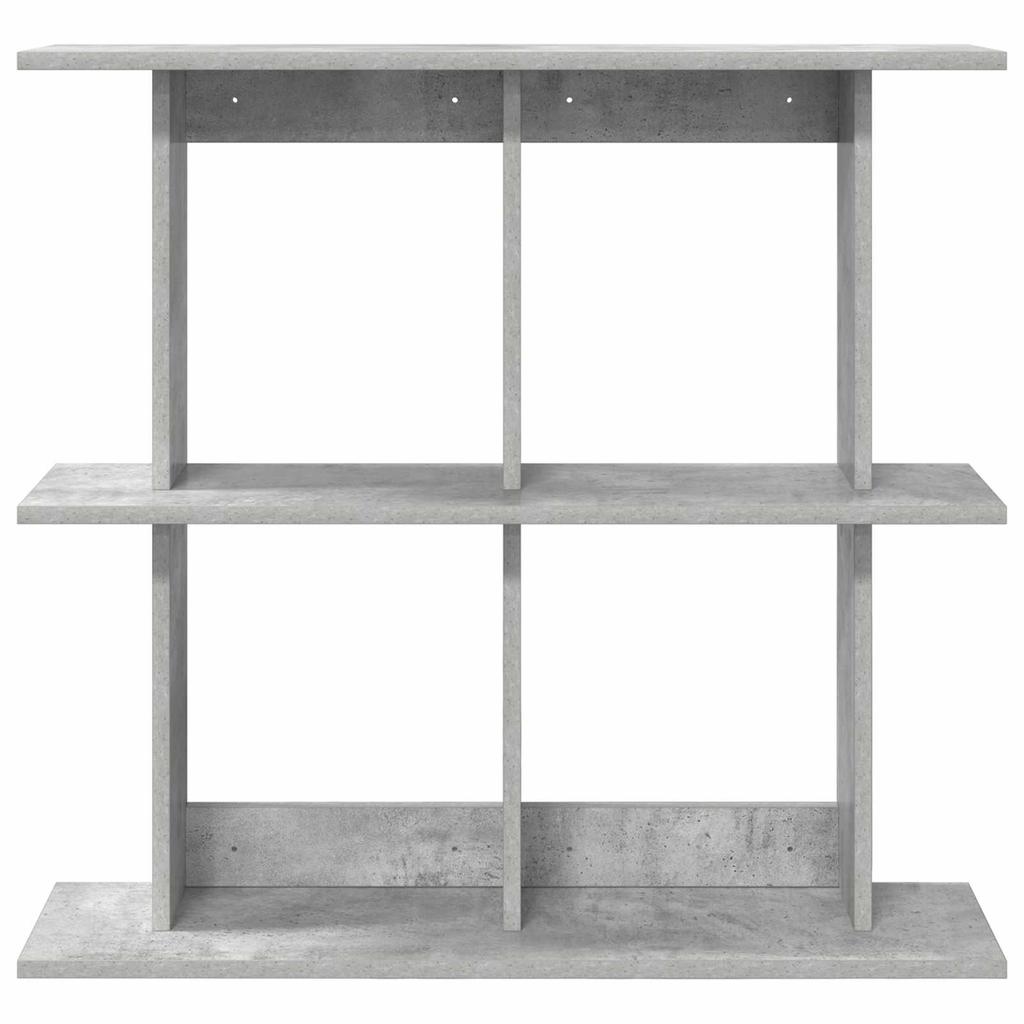 Wall Shelf Wall Mount Gray 80 x 20 x 75 cm Engineered Wood