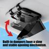 Universal Car Glasses Holder Organizers For Driver For Various Eyewear Type And Sizes Up To 7 Inches For Spacious Storage