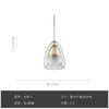 Modern Simple Design LED Pendant Lights Nordic Dining Room Creativity Glass Pendant Lights Kitchen Hanging lamps Decor Fixtures