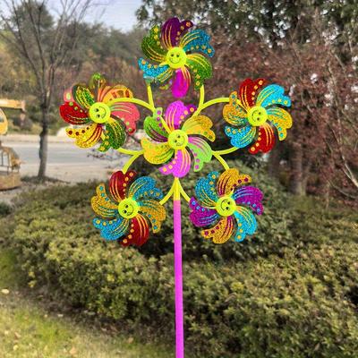 1 Pc Colorful Windmill Cartoon 3D Pinwheel Home Garden Decoration Wind Spinner Whirligig Yard Decor Outdoor Kid Gifts