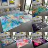 Bohemian Mandala Pattern Area Rug Colorful Artistic Watercolor Starry Designs Soft Decorative Carpet For Living Room Bedroom