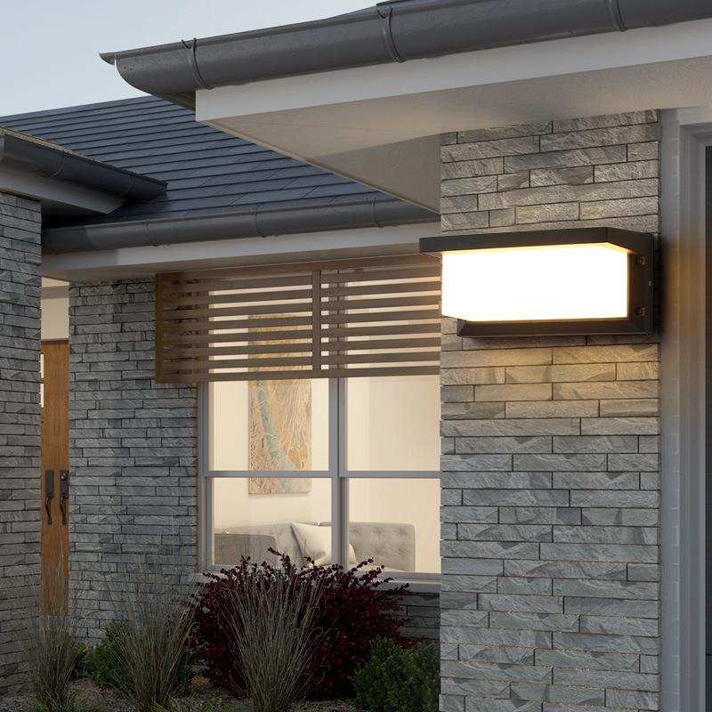 Waterproof LED Motion Sensor Wall Light for Outdoor Hotel, Garden, Villa, Balcony, Courtyard