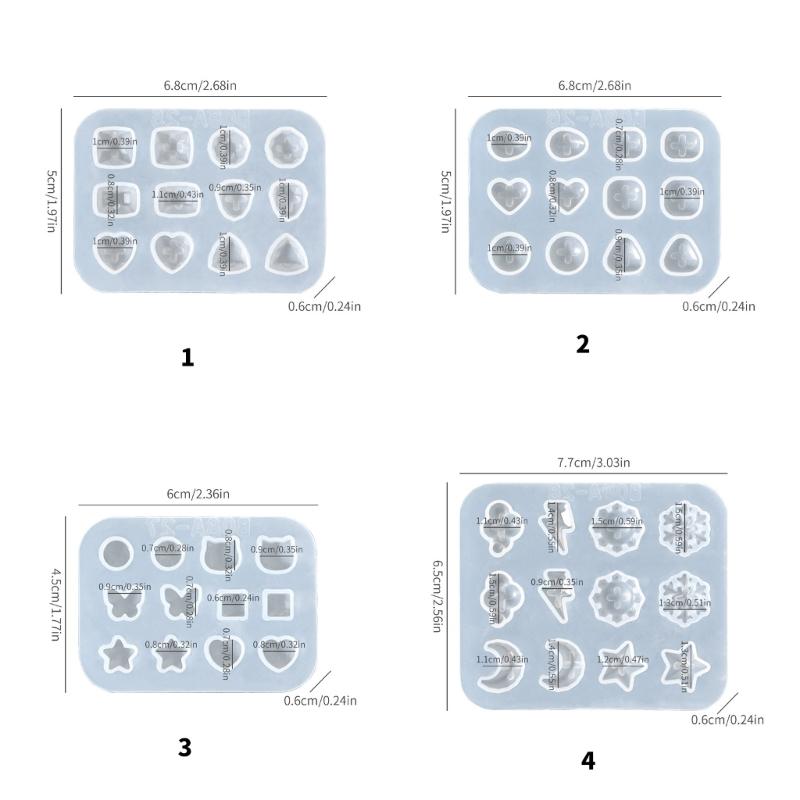 Practical Handcraft Personalize Earrings Using Easy To Use Sturdy Silicone Mould Craft Supplies for Enthusiasts