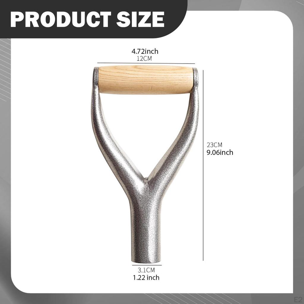 Handle Wooden Grip Universal Household Comfortable Replaces Ergonomic for Planting Spade Garden