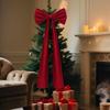 Christmas Bows For Wreaths Large Velvet Velvet Christmas Bows Holiday Decor For Indoor Outdoor Mantel Fireplace Front Door
