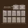 Shining Starry Sky Gold & Silver Hot Stamping Stickers: Sulfuric Acid Paper Sheets for Music, Tickets, Letters, Diaries, and Collages