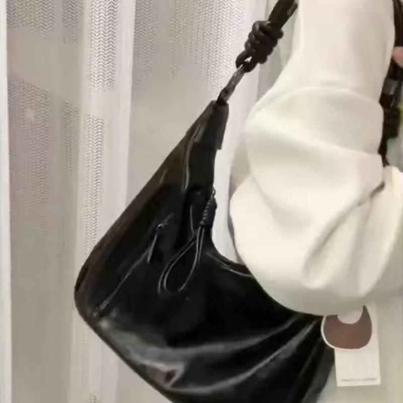 

Повседневная и универсальная сумка-тоут под мышкой, вместительная и высококачественная сумка на одно плечо для поездок на работу чёрный