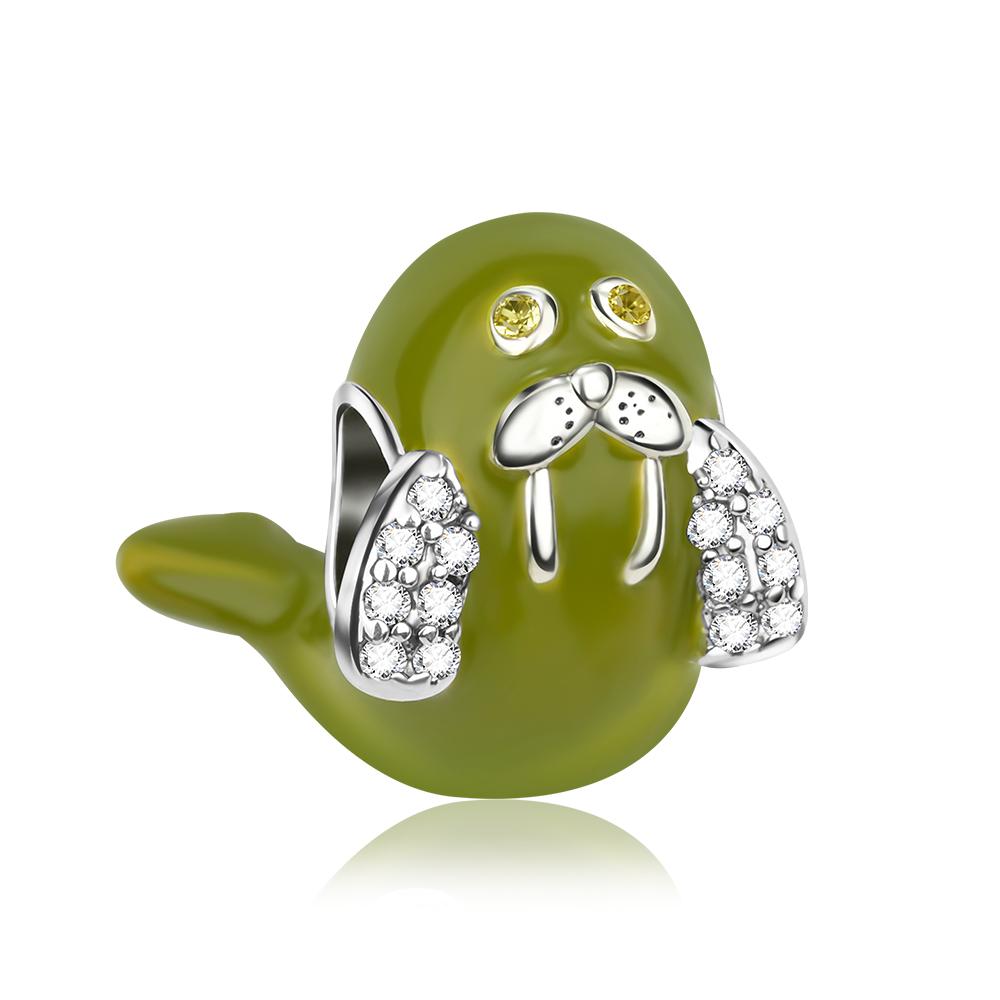 925 Silver Ocean Marine Life Charms Octopus Turtle Fish Whale Mermaid Seahorse Beads DIY Jewelry Making Supplies for Necklace Bracelet