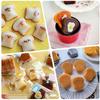1/6Pcs Toast Bread Pattern Carbon Steel Cake Mold Madeleine Muffin Cake Pan Jam Sandwich Dessert Kitchen Accessories Gadgets