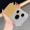 KEYSION Gradient Glitter Jewelled Phone Case for Huawei Pura 70 80 Pro 80 70 Ultra Wavy Border Lens Protector Shockproof Cover