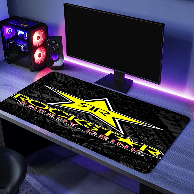 Rockstar Energy Mouse Pad - Non-Slip Rubber Base, Smooth Surface for Work,Gaming,Office,And Home Use, Desk Mouse Pad