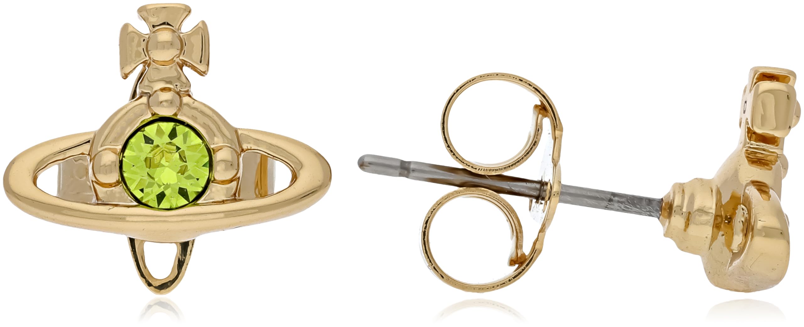 

Серьги-пусеты Nano Solitaire из латуни со специальной КОРОБКОЙ и бумажным пакетом [Vivienne Westwood] 62010037/02R610 Женские [Товар]