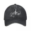 Vintage Music Note Baseball Cap  New Vintage Washed Cotton Baseball Cap Parent Kids Sun Hats