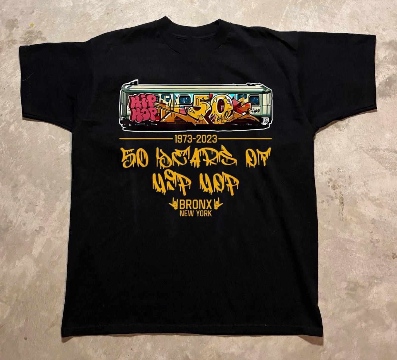50 Years of Hip Hop 50th Anniversary Retro Subway Graffiti T-Shirt PP2119 L