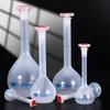 25/50/100/250/500/1000ml Volumetric Flask Plastic Long Neck Graduated Bottle with Stopper Liquid Distribution Bottle
