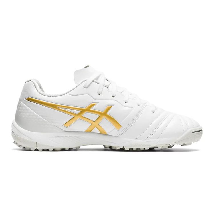 Asics Ultrezza Series GS TF Artificial Turf Low-Top Running Shoes Kids Running Shoes White Yellow 1104A021-101