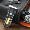 LED Flashlight COB USB Recharge Bright Waterproof for Outdoor Hunting